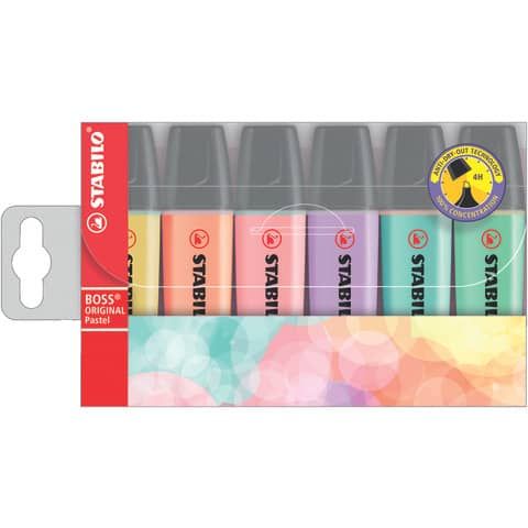 STABILO BOSS ORIGINAL - Evidenziatore - rosa timidezza, pesca cremosa, giallo l…