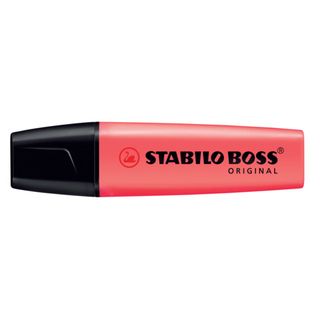 STABILO BOSS ORIGINAL - Evidenziatore - rosso fluorescente - inchiostro base ac…