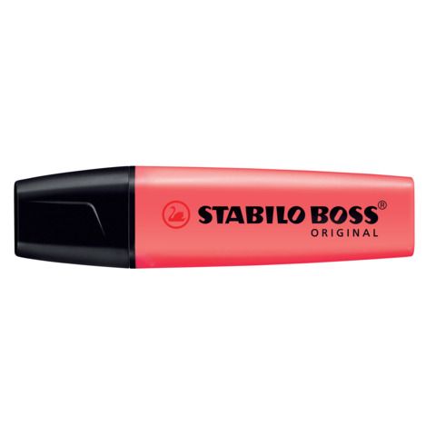 STABILO BOSS ORIGINAL - Evidenziatore - rosso fluorescente - inchiostro base ac…