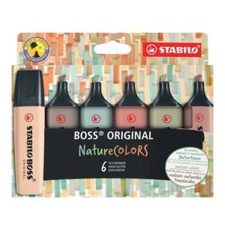 STABILO BOSS ORIGINAL NatureCOLORS 6pcs. wallet
