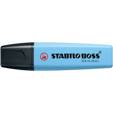 STABILO BOSS ORIGINAL Pastel - Evidenziatore - blu breezy - inchiostro base acq…
