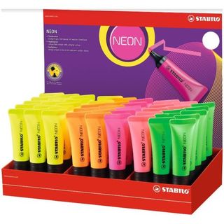 STABILO NEON - Evidenziatore - colori assortiti (pacchetto di 45)