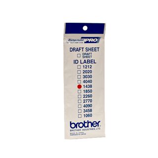 Brother ID1438 - 14 x 38 mm 12 etichette etichette per timbri - per StampCreato…