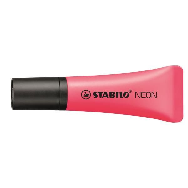 STABILO NEON - Evidenziatore - rosa fluorescente - inchiostro base acqua - 2-5 …