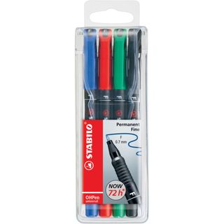 STABILO OHPen universal - Penna a punta sottile - permanente - per lucidi - ner…