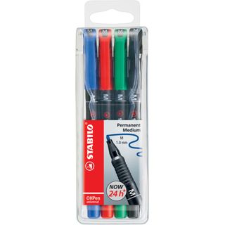 STABILO OHPen universal - Penna a punta sottile - permanente - per lucidi - ner…