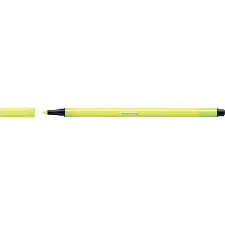 STABILO Pen 68 - Penna punta in fibra - giallo fluorescente - inchiostro base a…