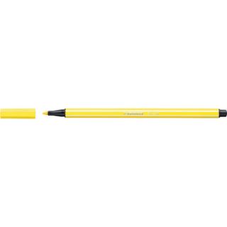 STABILO Pen 68 - Penna punta in fibra - giallo limone - inchiostro base acqua -…