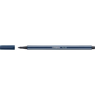 STABILO Pen 68 - Penna punta in fibra - grigio di Payne - inchiostro base acqua…