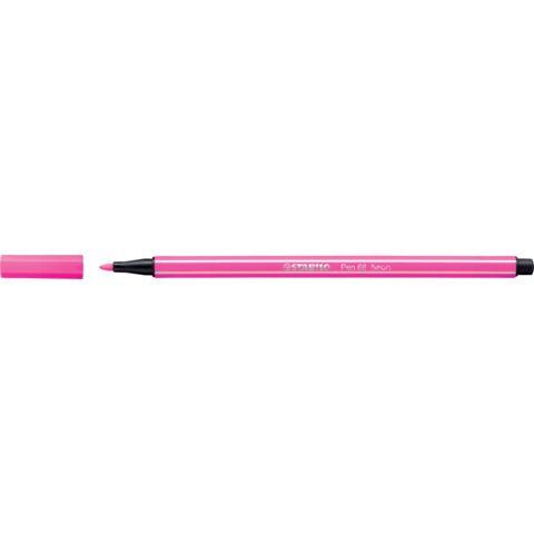 STABILO Pen 68 - Penna punta in fibra - rosa fluorescente - inchiostro base acq…