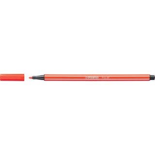 STABILO Pen 68 - Penna punta in fibra - rosso chiaro - inchiostro base acqua - …