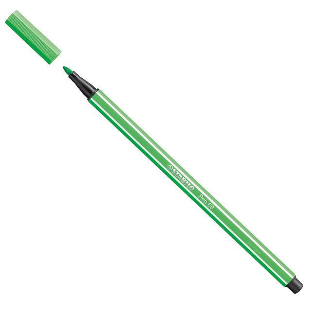 STABILO Pen 68 - Penna punta in fibra - smeraldo chiaro - inchiostro base acqua…