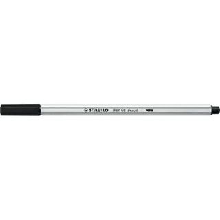 STABILO Pen 68 Brush - Penna con punta a pennello - nero - inchiostro base acqua