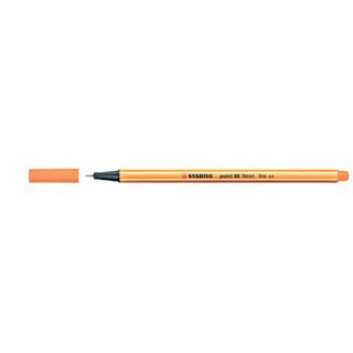 STABILO point 88 - Penna a punta sottile - arancione neon - 0.4 mm - fine