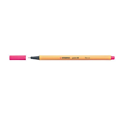 STABILO point 88 - Penna a punta sottile - rosa - 0.4 mm - fine
