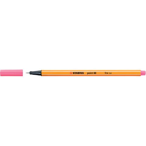 STABILO point 88 - Penna a punta sottile - rosa chiaro - 0.4 mm - fine