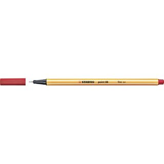 STABILO point 88 - Penna a punta sottile - rosso - 0.4 mm - fine