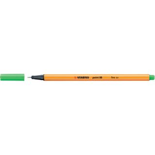 STABILO point 88 - Penna a punta sottile - verde chiaro - 0.4 mm - fine