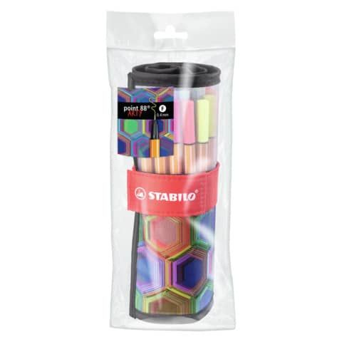 STABILO point 88 ARTY - Penna a punta sottile - colori assortiti - 0.4 mm - fin…