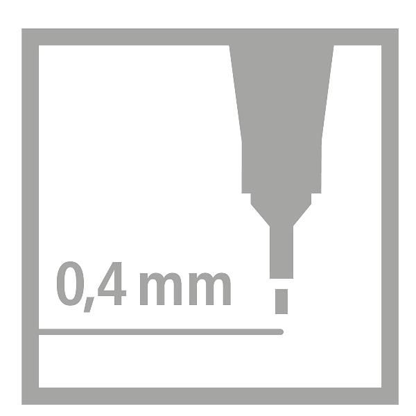 STABILO point 88 Mini - Penna punta in fibra - colori assortiti - inchiostro ba…