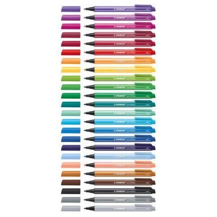 STABILO pointMax - Penna punta in fibra - nero - inchiostro base acqua - 0.8 mm…