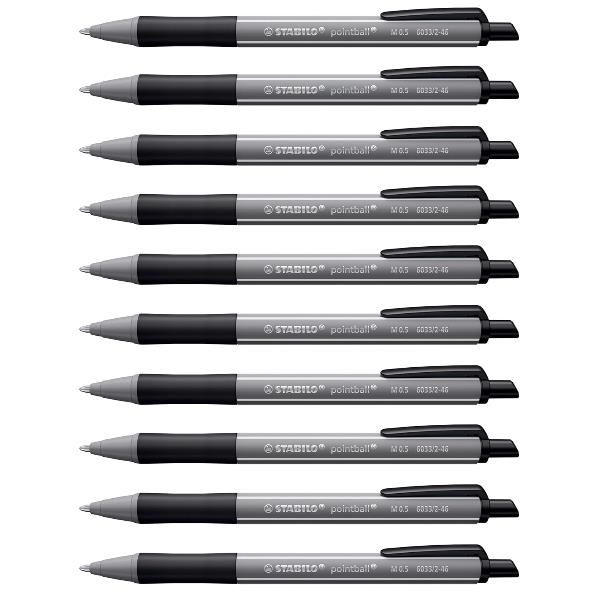 STABILO pointball colorful penna a sfera nera