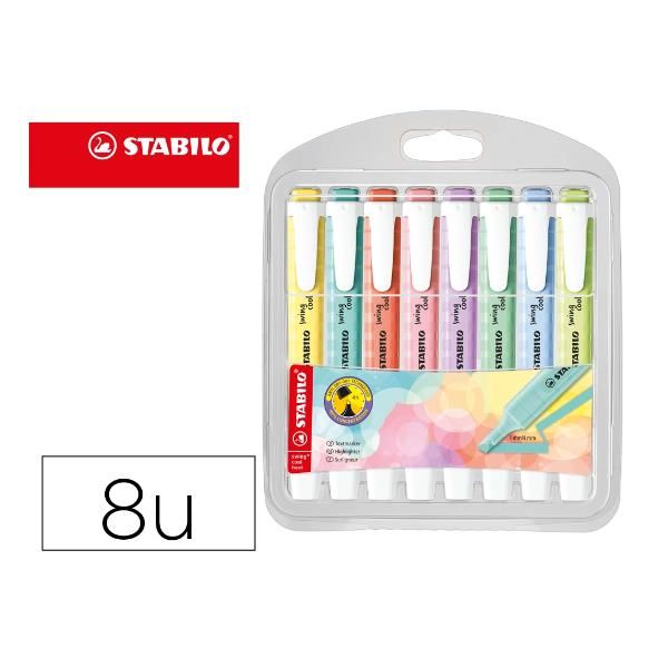 STABILO swing cool Pastel - Evidenziatore - colori assortiti - inchiostro base …