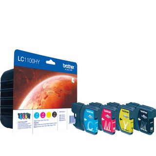 Brother LC1100HY - Confezione da 4 - Alta resa - nero, giallo, ciano, magenta -…