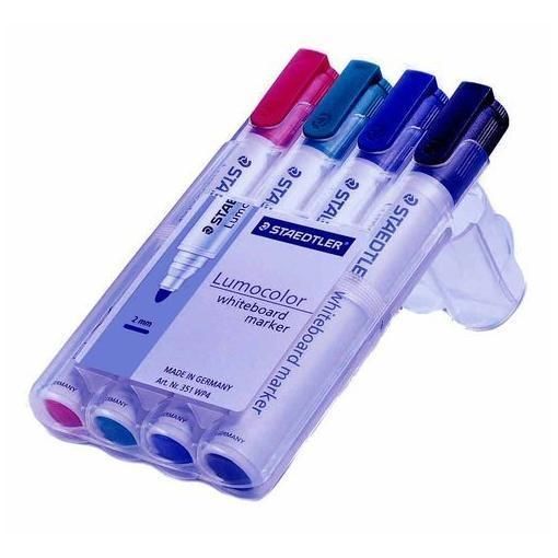 STAEDTLER Lumocolor - Marcatore - per vetro, lavagna bianca, porcellana - nero,…
