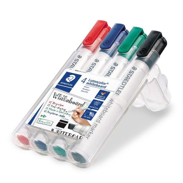 STAEDTLER Lumocolor - Marcatore - per vetro, lavagna bianca, porcellana - nero,…