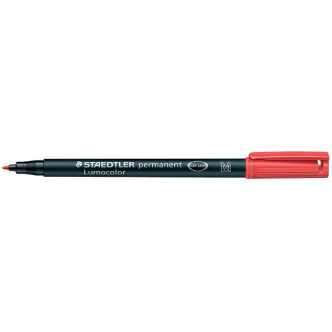 STAEDTLER Lumocolor 317 - Marcatore - permanente - rosso - 1 mm - medio