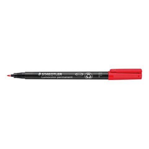 STAEDTLER Lumocolor 318 - Marcatore - permanente - rosso - 0.6 mm - fine