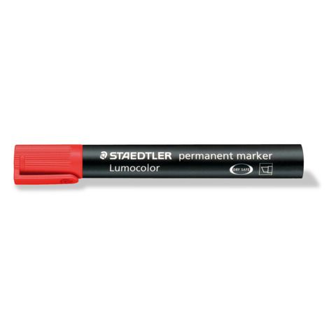 STAEDTLER Lumocolor 350 - Marcatore - permanente - rosso - 2-5 mm