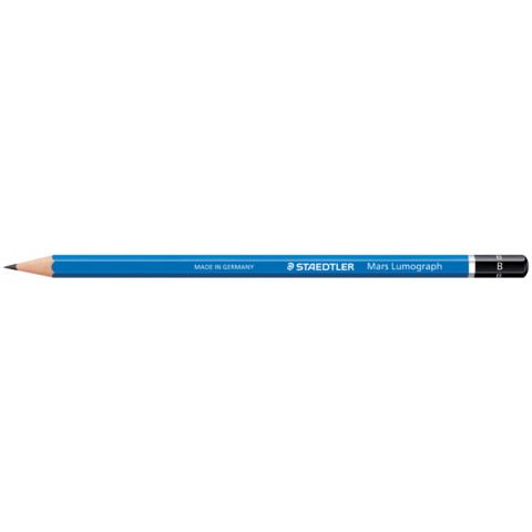 STAEDTLER Mars Lumograph - Matita - B - 2 mm (pacchetto di 12)