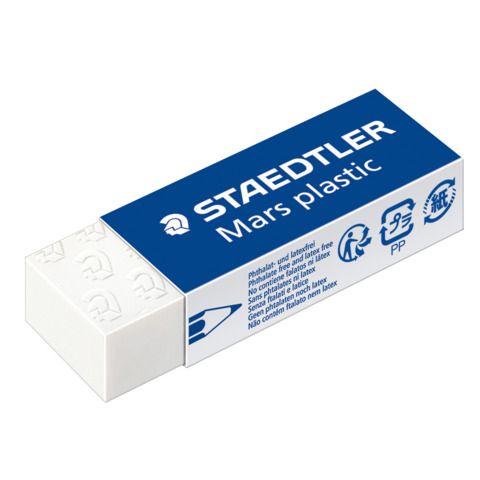 STAEDTLER Mars plastic - Gomma - bianco - vinile
