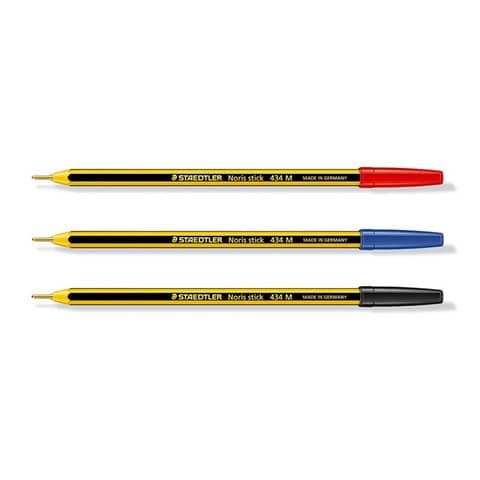 STAEDTLER Noris stick 434 - Penna a sfera - permanente - blu - medio