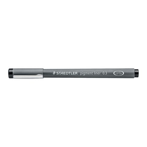 STAEDTLER pigment liner - Penna a punta sottile - nero - inchiostro pigmentato …