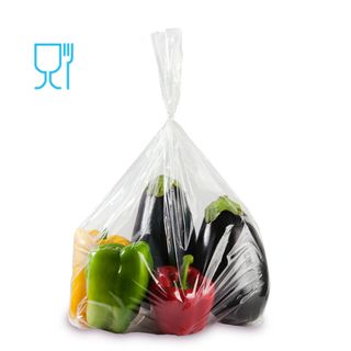 Sacchetti Rex per alimenti - 30 x 40 cm - 30 micron - PE - trasparente - Gandol…