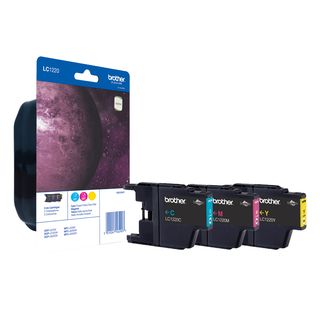 Brother LC1220RBWBP - Giallo, ciano, magenta - originale - blister - cartuccia …