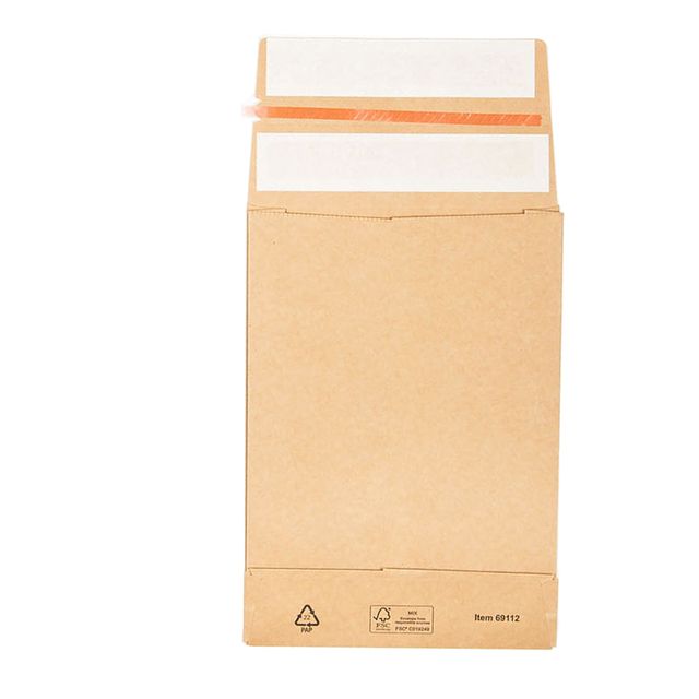 Sacchetti a fondo quadro E-Green - C5 - 16,2 x 22,9 x 4 + 10 cm - carta kraft -…