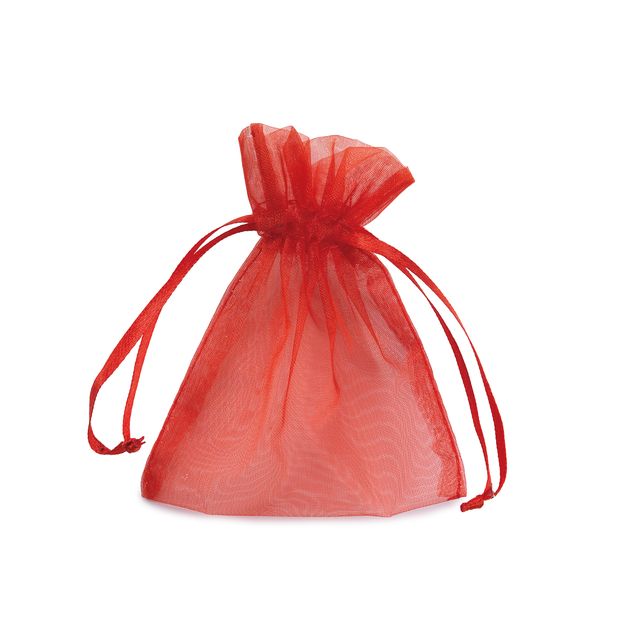 Sacchetti bomboniera Milly - 8,5 x 10 cm - organza - rosso - PNP - conf. 20 pez…