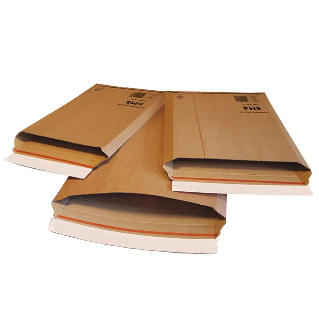 Sacchetti e-commerce pack - 29 x 40 x 7 cm - cartone microonda - avana - Blaset…