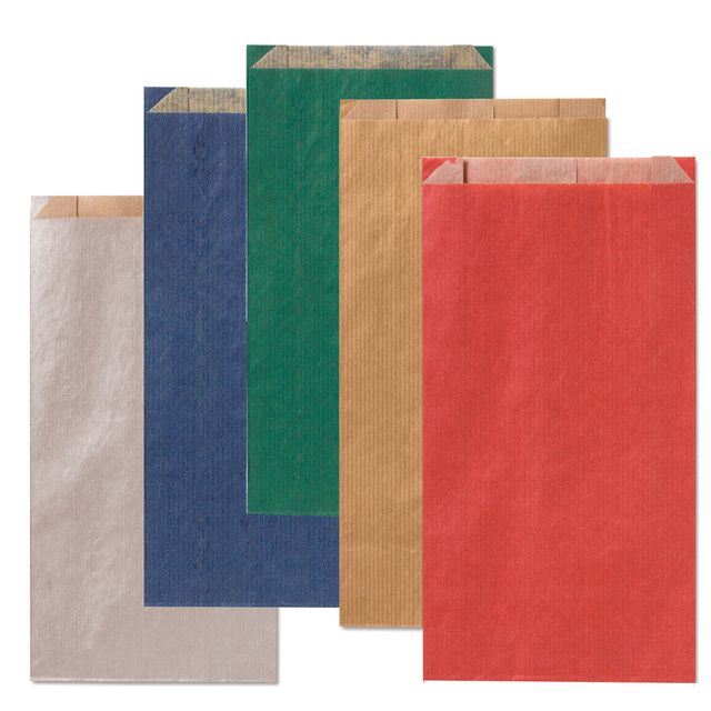 Sacchetti in carta Multicolor 12x22 + 4 cm conf. 100 pz Rex-Sadoch tinte unite …