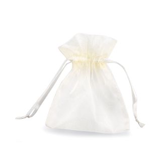 Sacchetti organza Milly - 12,5 x 17 cm - avorio - PNP - conf. 20 pezzi