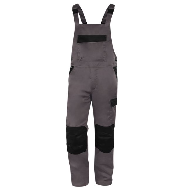 Salopette da lavoro M1SA2 - taglia XXL - twill/poliestere/cotone - grigio - Del…
