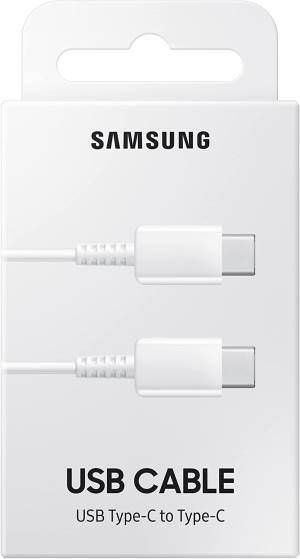 Samsung EP-DA705 - Cavo USB - USB-C (M) a USB-C (M) - USB 2.0 - 3 A - 1 m - bia…
