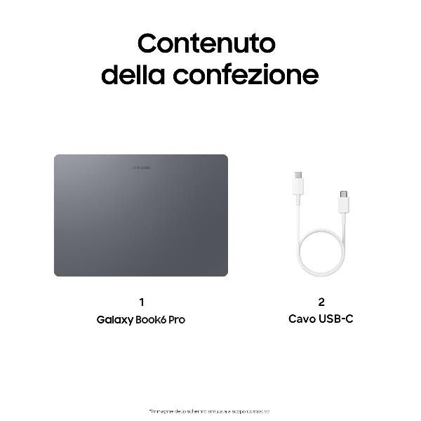 Samsung Galaxy Book6 Pro , Intel Core Ultra 5, 35,6 cm (14ʺ), 2880 x 1800 Pixel…