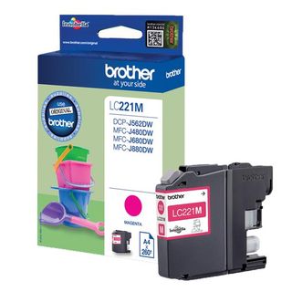 Brother LC221M - Magenta - originale - cartuccia d'inchiostro - per Brother DCP…
