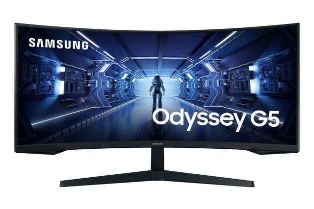 Samsung Odyssey G5 C34G55TWWP - G55T Series - monitor a LED - gaming - curvato …