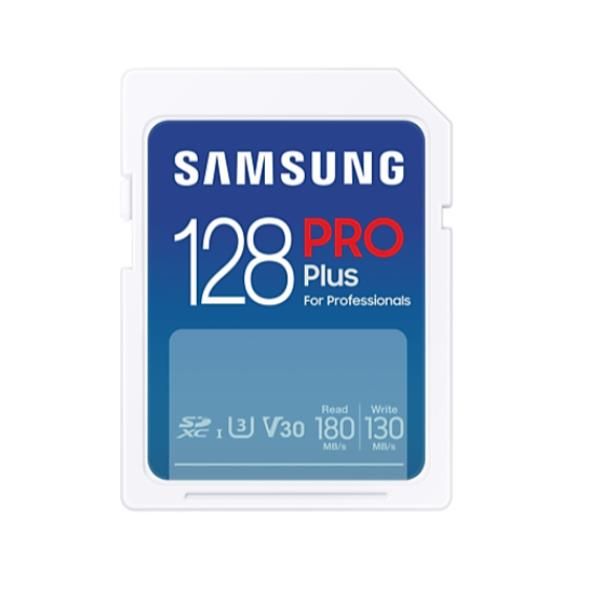Samsung PRO Plus MB-SD128S - Scheda di memoria flash - 128 GB - Video Class V30…